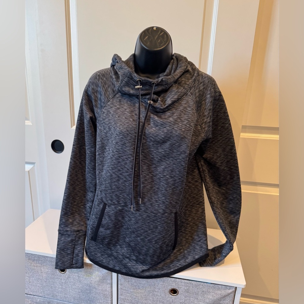 Athleta Gray Hooded Sweatshirt